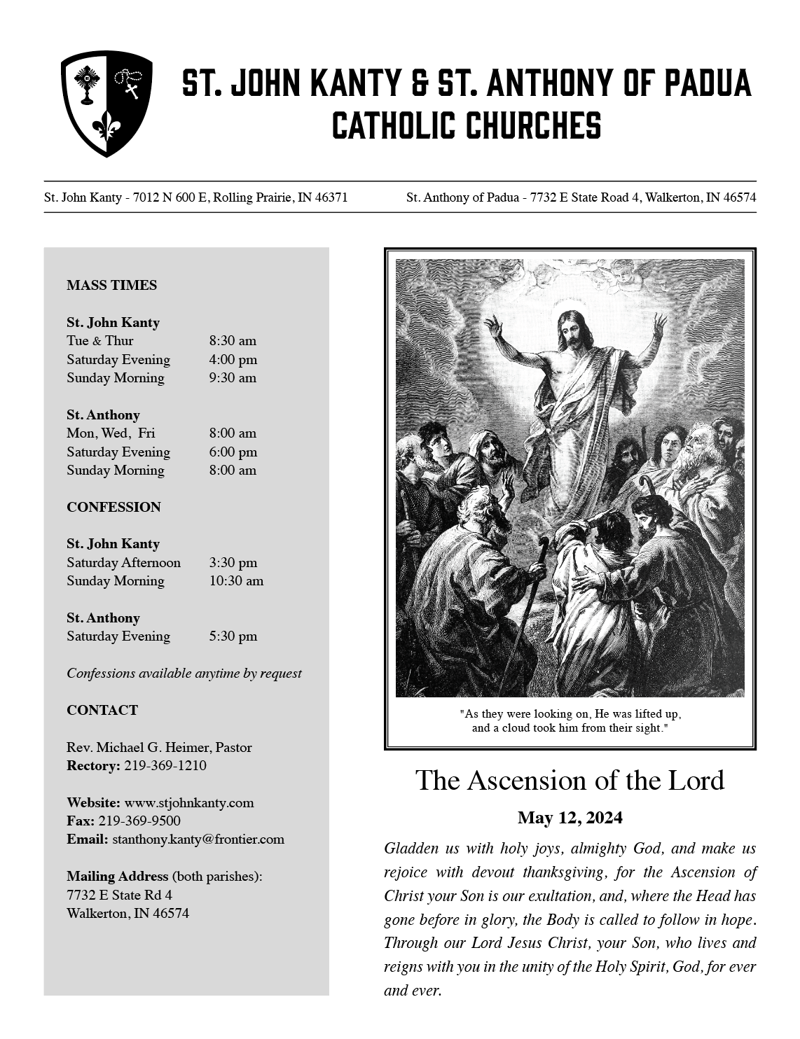 2024 Ascension of the Lord